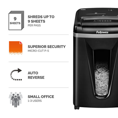 Powershred 450M Micro Cut Shredder 9 Sheet