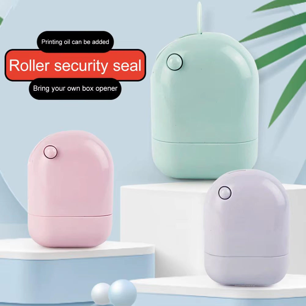 Ceramic Blade Theft Protection Roller Stamp for Privacy Confidential Data Guard Your Security Stamp Roller Privacy Seal Roller