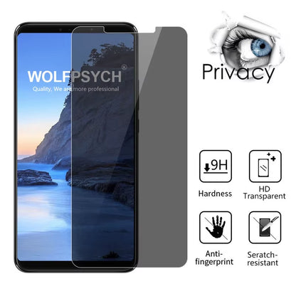 Privacy Screen Protector for  Mi 11T 10T 9T Pro Lite Anti-Spy Tempered Glass for  Pocophone F1 Poco X3 M3 F2 Pro F3