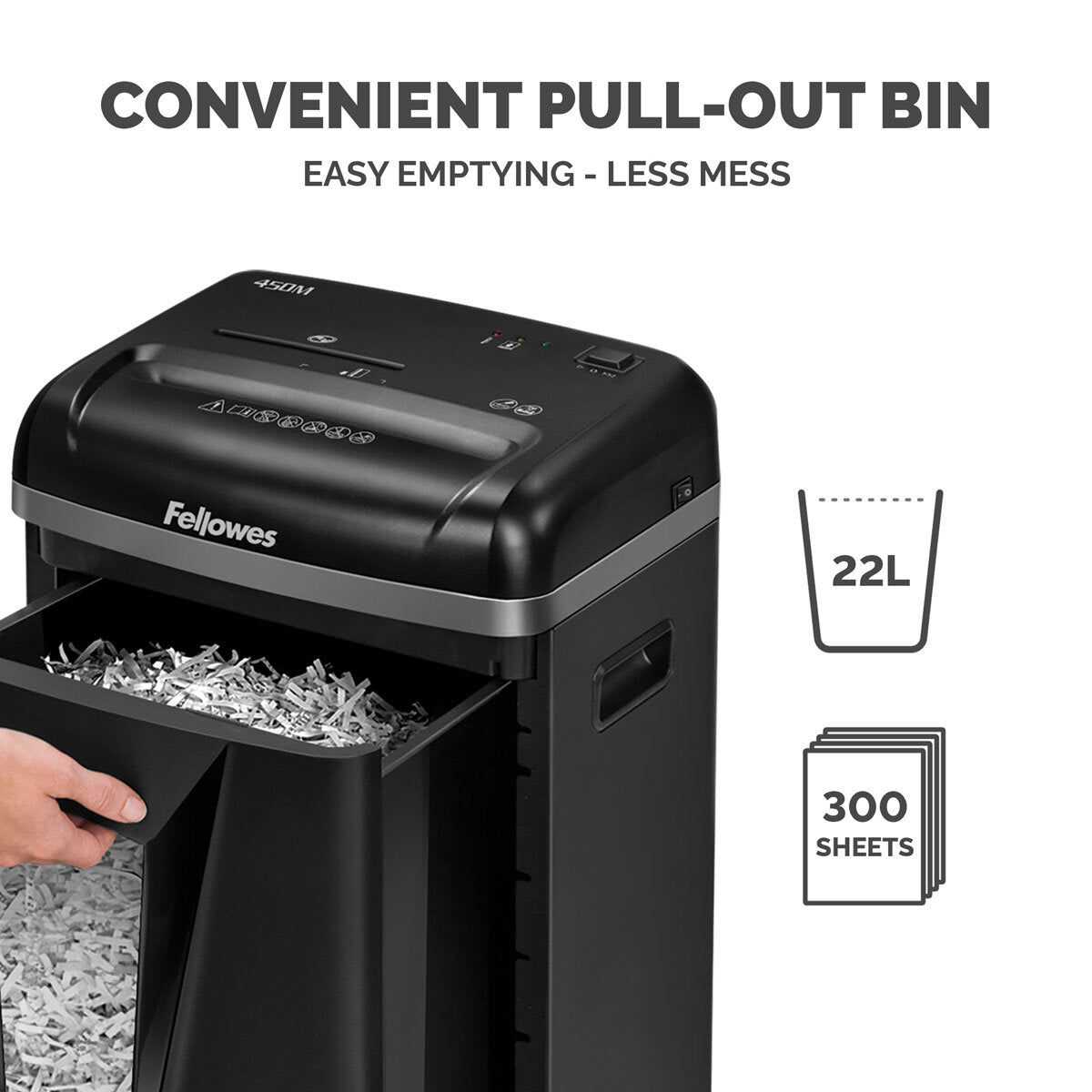 Powershred 450M Micro Cut Shredder 9 Sheet